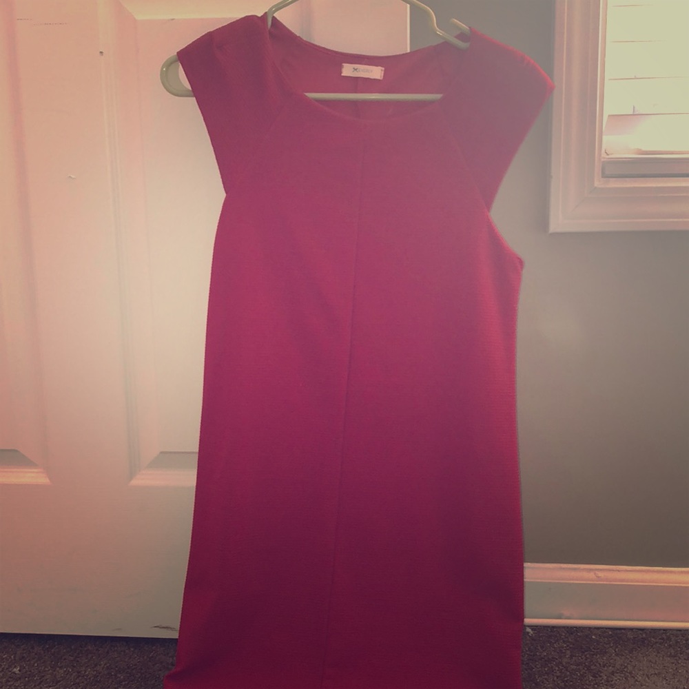 Beautiful cranberry red boutique dress
